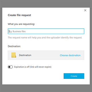 File request links