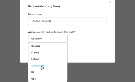 How do Data Residency Options work | Tresorit Users can be assigned to data centers by Tresorit