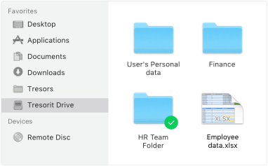Access Tresorit Drive folders anytime Tresorit Drive folders