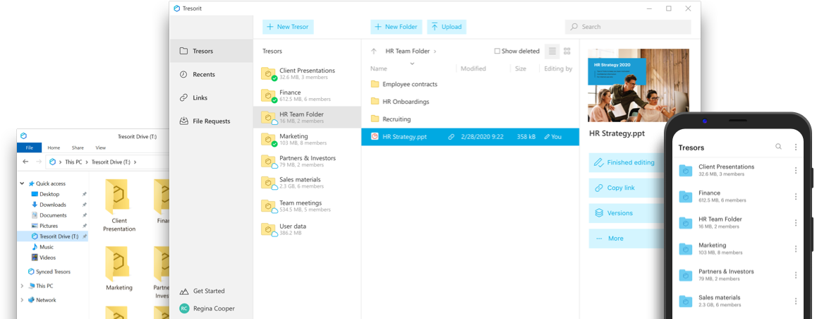 End-to-End Encrypted File Sync & Sharing